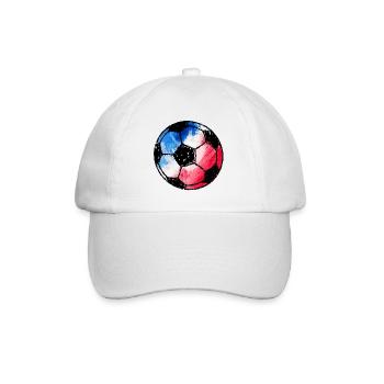 Football France - bleu blanc rouge - Casquette classique - blanc/blanc - Devant