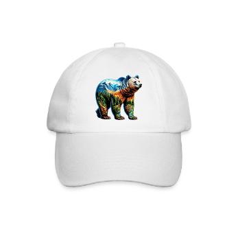 Ours - Casquette classique - blanc/blanc - Devant