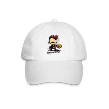 DUNK'S NOT DEAD ! (basketball, punk) - Casquette classique - blanc/blanc - Devant