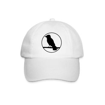 Design de mandala unique en noir et blanc - Casquette classique - blanc/blanc - Devant
