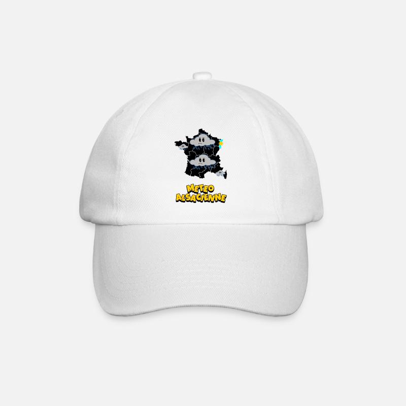 Météo Alsacienne - Casquette classique - blanc/blanc