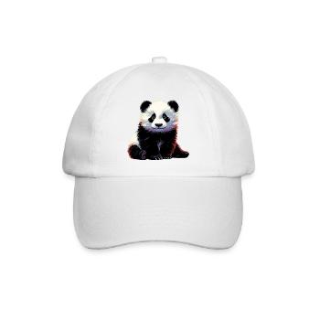 Panda - Baseball Cap - white/white - Front