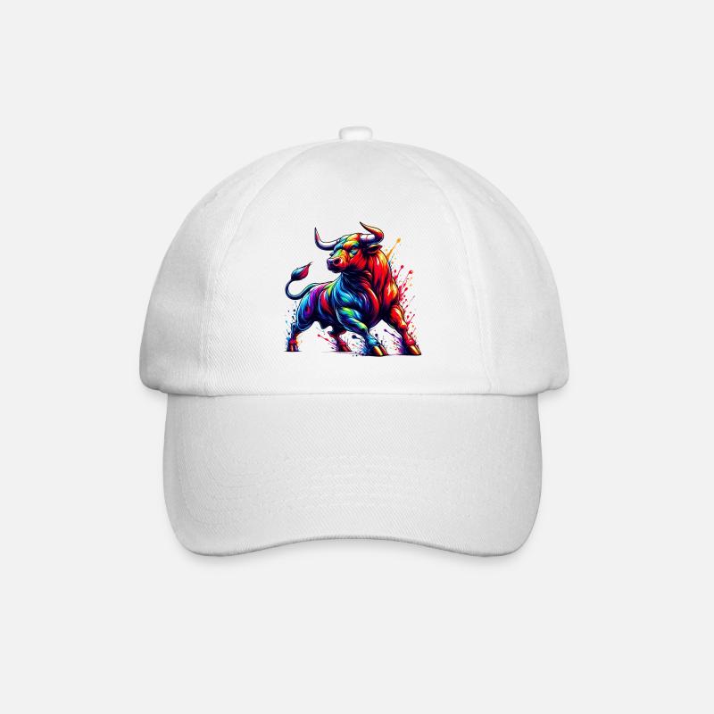 Taureau - Casquette classique - blanc/blanc