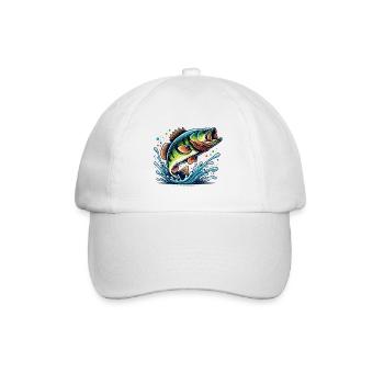 Big Bass - Baseball Cap - white/white - Front