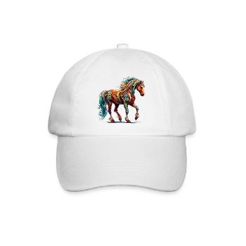 Cheval - Casquette classique - blanc/blanc - Devant