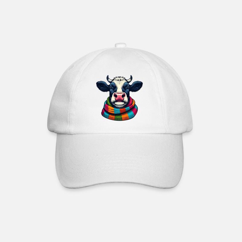 Vache - Casquette classique - blanc/blanc