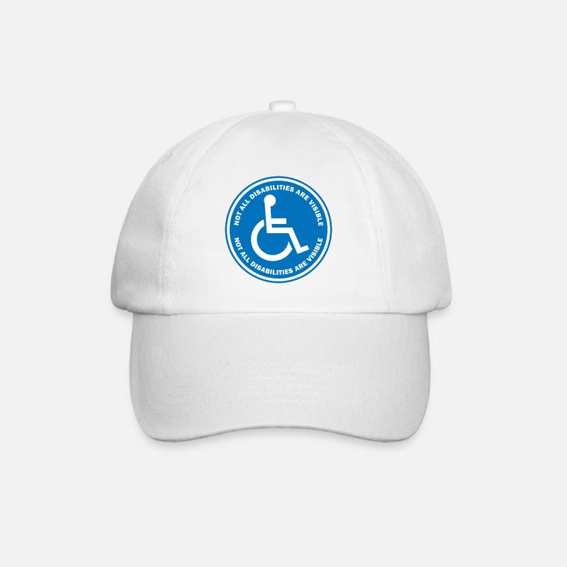 Tous les handicaps ne sont pas visibles - Casquette classique - blanc/blanc