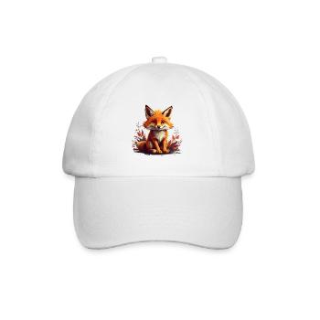 Mischievous Fox - Baseball Cap - white/white - Front