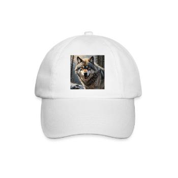 Loup - Casquette classique - blanc/blanc - Devant