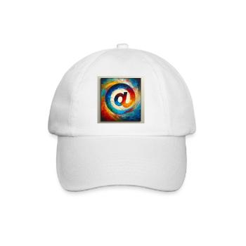 Symbol 6 - Baseballkappe - Weiß/Weiß - Vorne