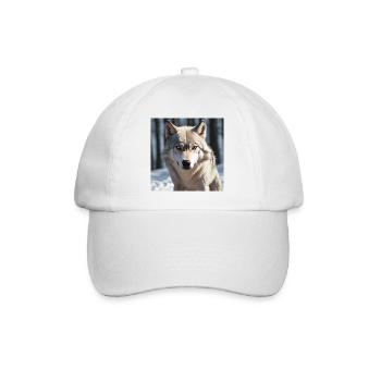 Loup - Casquette classique - blanc/blanc - Devant
