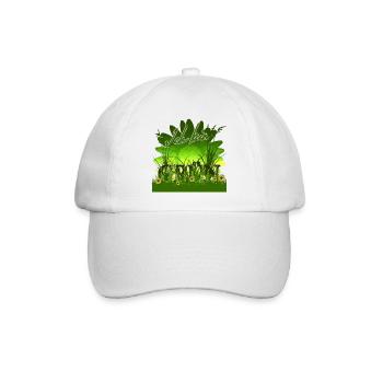 I AM GREEN - Margarites Herbe Soleil - Casquette classique - blanc/blanc - Devant