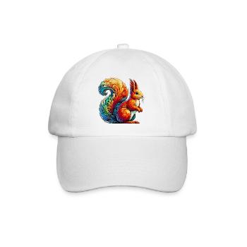 Squirrel - Baseball Cap - white/white - Front