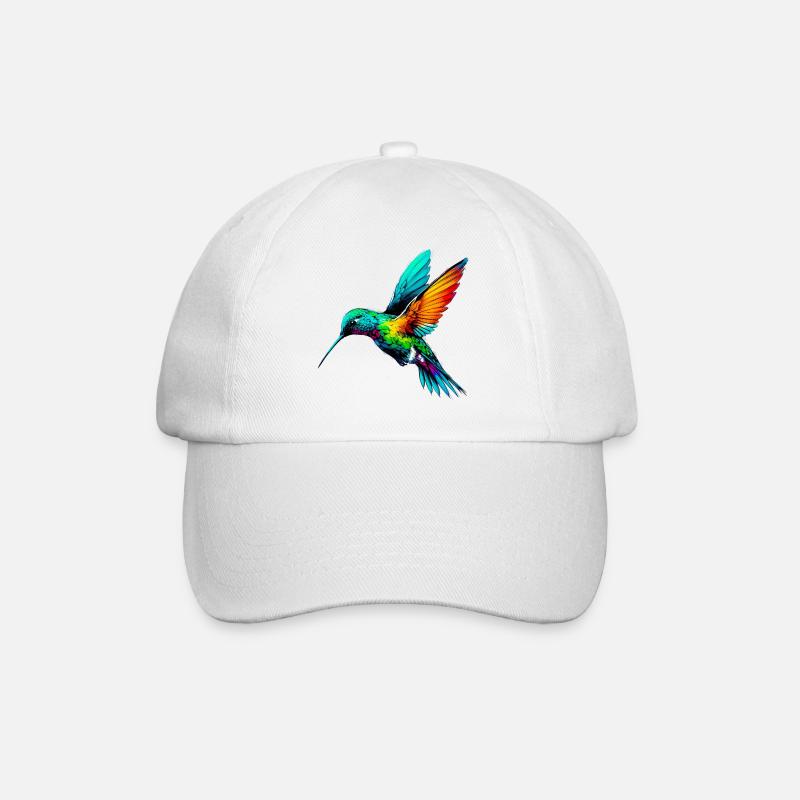 Kolibri - Baseballkappe - Weiß/Weiß
