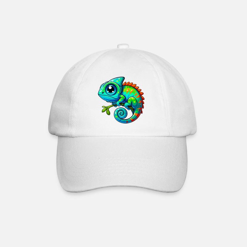 Chamäleon - Baseballkappe - Weiß/Weiß