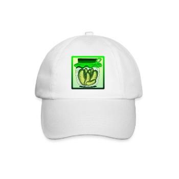 GEWÜRZGURKEN ESSIGGURKEN GURKENSALAT GURKE - Baseballkappe - Weiß/Weiß - Vorne