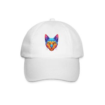 Bombay Chat Race Dessin animé Kawaii Animal Pet - Casquette classique - blanc/blanc - Devant