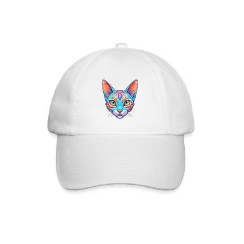 Ocicat Chat Race Dessin Animé Kawaii Animal Pet - Casquette classique - blanc/blanc - Devant