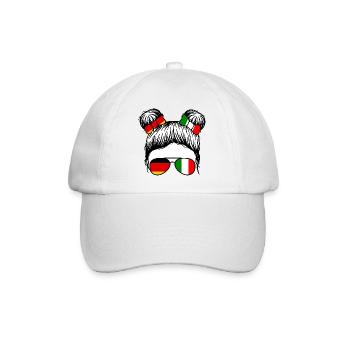 Italia Italian Germany Italy - Baseball Cap - white/white - Front