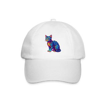 Ocicat Chat Race Dessin Animé Kawaii Animal Pet - Casquette classique - blanc/blanc - Devant