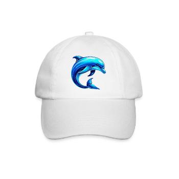 Dolphin - Baseball Cap - white/white - Front