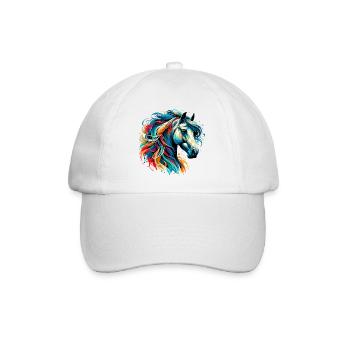 Cheval - Casquette classique - blanc/blanc - Devant
