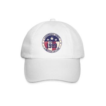 25ème Anniversaire Millésime Septembre 1999 Cru 99 - Casquette classique - blanc/blanc - Devant