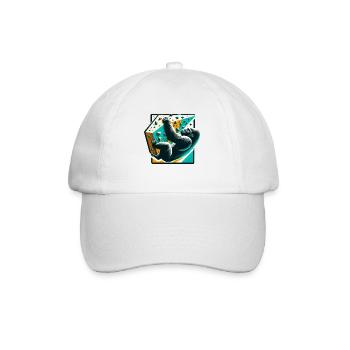 Bouldering Gorilla Gift - Baseball Cap - white/white - Front
