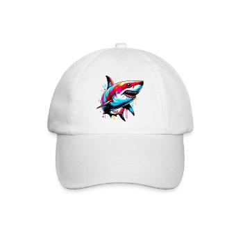 Requin - Casquette classique - blanc/blanc - Devant