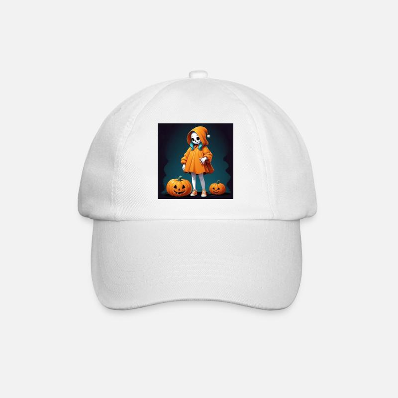 Halloween - Baseballkappe - Weiß/Weiß