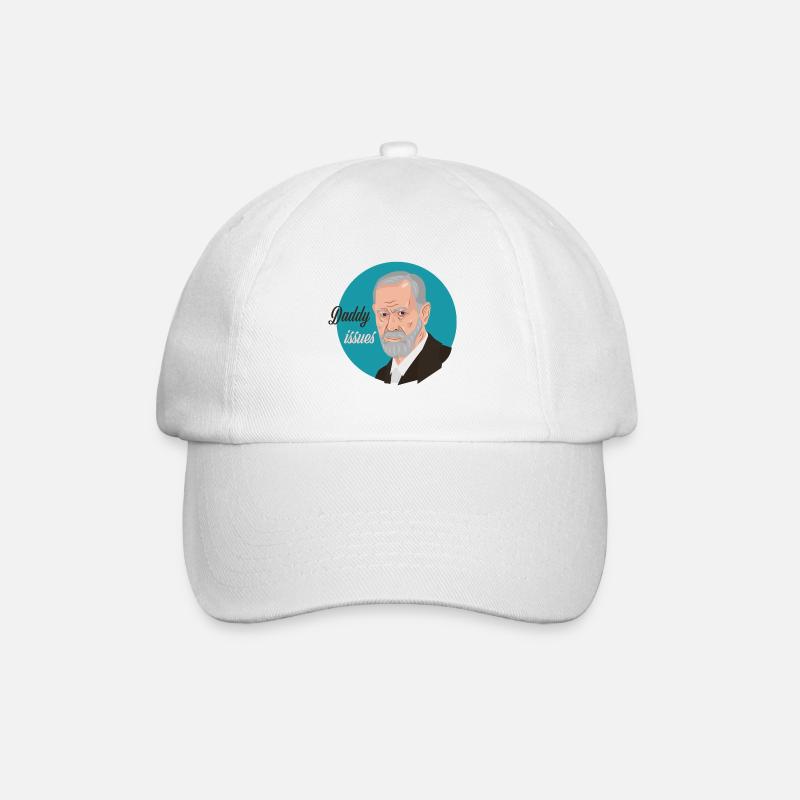 Freud daddy - Baseball Cap - white/white