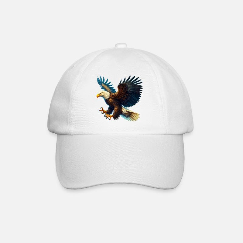Adler - Baseballkappe - Weiß/Weiß