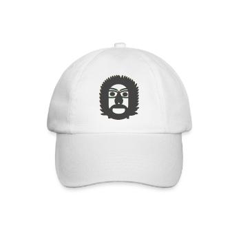 Gruff Man - Baseball Cap - white/white - Front