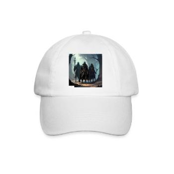 Freunde der antiken Fantasy - Baseballkappe - Weiß/Weiß - Vorne