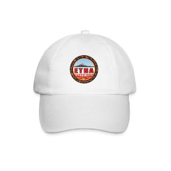 Etna Sicile Mongibello Catane - Casquette classique - blanc/blanc - Devant