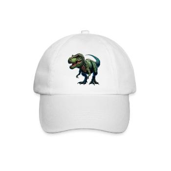 Dinosaurier - Baseballkappe - Weiß/Weiß - Vorne