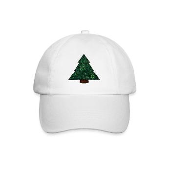 Sapin de Noël Mandala - Casquette classique - blanc/blanc - Devant
