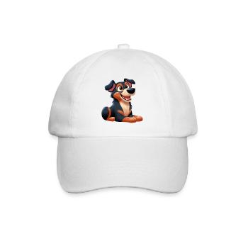 Beauceron 7 - Baseball Cap - white/white - Front