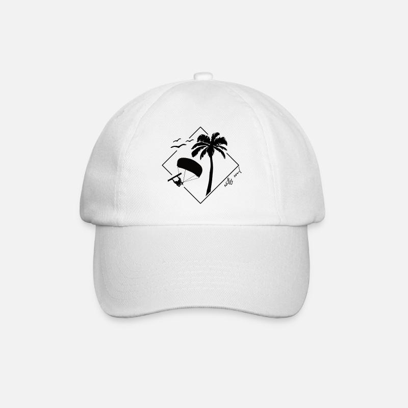 Kite Vibes - Baseballkappe - Weiß/Weiß