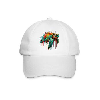 Turtle - Baseball Cap - white/white - Front