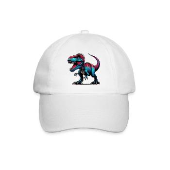 Dinosaur - Baseball Cap - white/white - Front