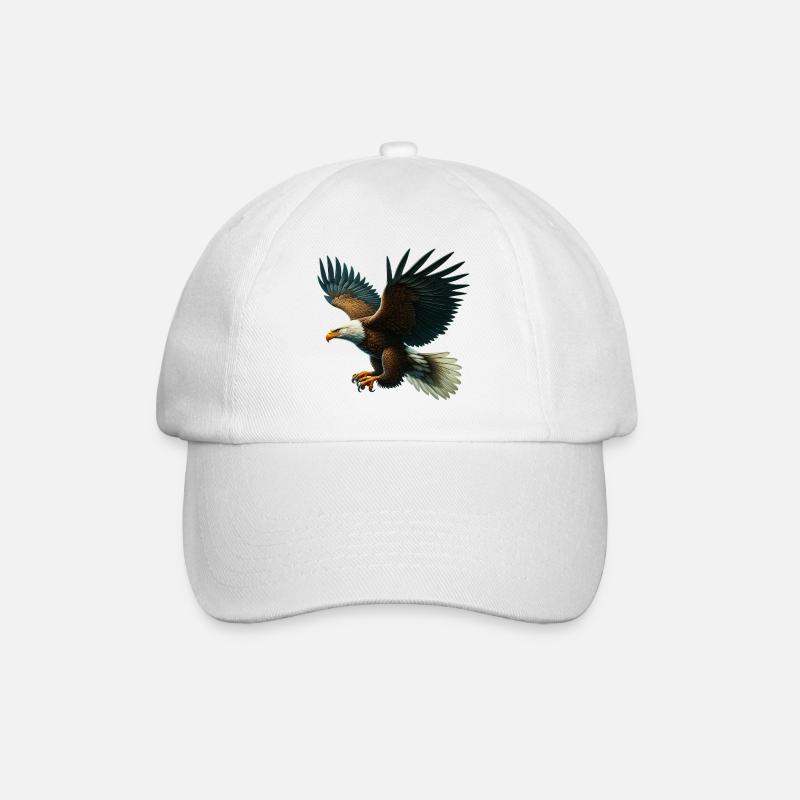 Adler - Baseballkappe - Weiß/Weiß