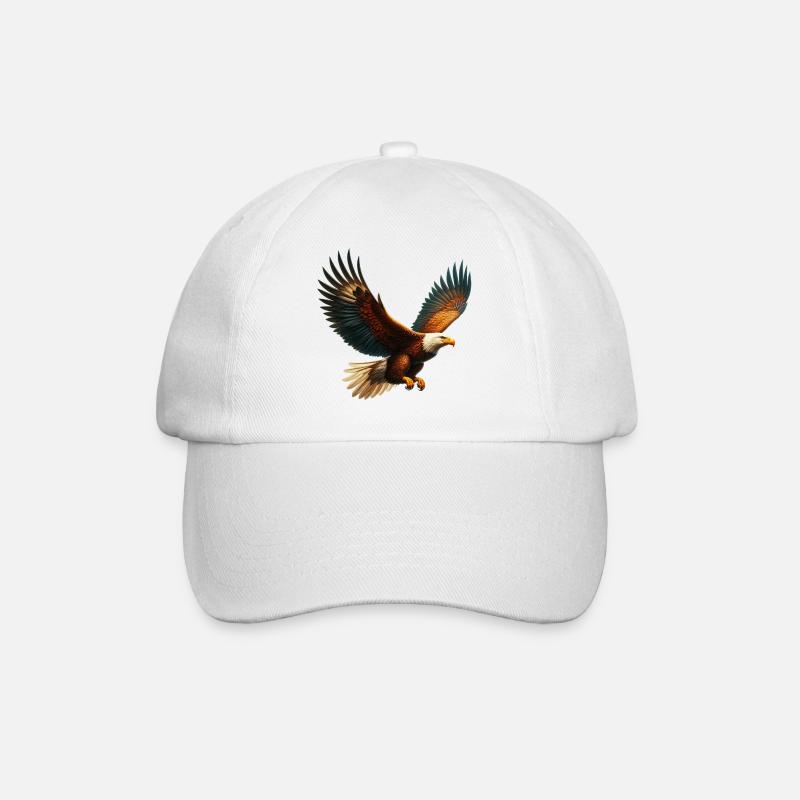 Adler - Baseballkappe - Weiß/Weiß