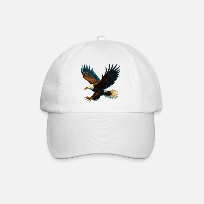 Adler - Baseballkappe - Weiß/Weiß