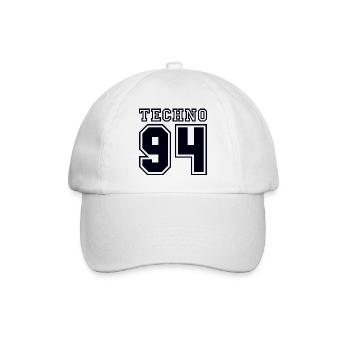 TECHNO 94 - Casquette classique - blanc/blanc - Devant