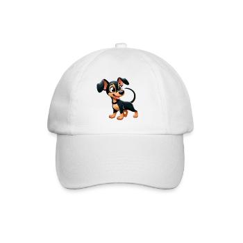 Pinscher 2 - Baseball Cap - white/white - Front