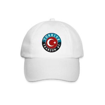 Türkiye Trabzon 61 Design - Baseball Cap - white/white - Front