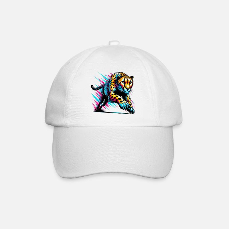 Gepard - Baseballkappe - Weiß/Weiß