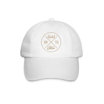 Limited Edition 1975 - Baseballkappe - Weiß/Weiß - Vorne