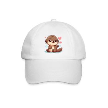 loutre 11 - Casquette classique - blanc/blanc - Devant